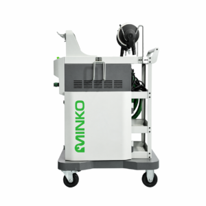 Mobile dust free dry sanding machine for auto body repair